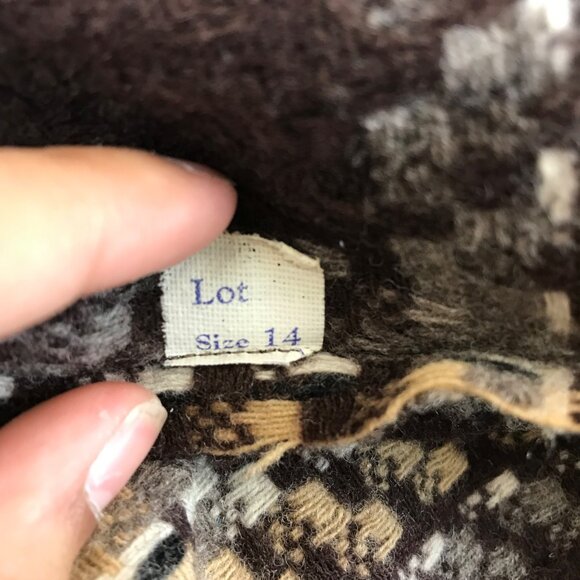 VIntage 1960s Wool Darlenette Teen Mate High Waisted Pencil Skirt size 14 - Picture 9 of 10